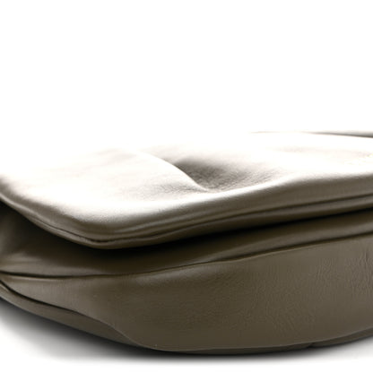 Loewe Shiny Nappa Calfskin Paseo Satchel Dark Khaki 9 of 10