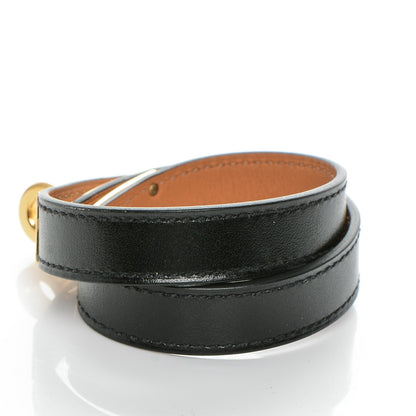Hermes Box Kelly Double Tour Bracelet XS Black 3 of 7