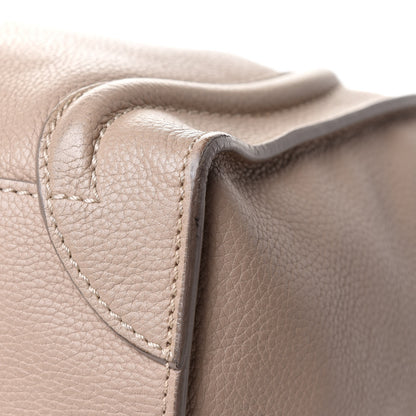 Celine Drummed Calfskin Micro Luggage Souris 12 of 14