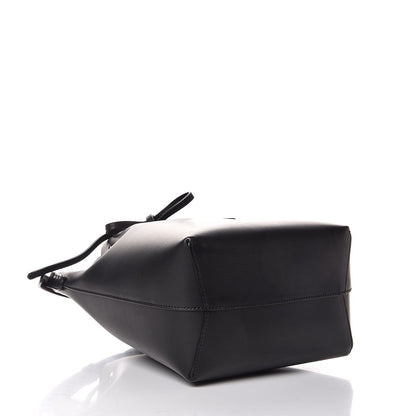 Mansur Gavriel Calfskin Mini Bucket Bag Black Flamma 4 of 7