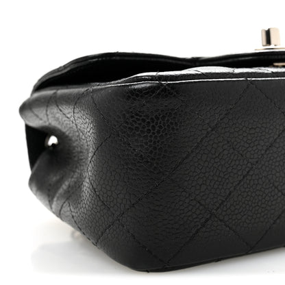 Chanel Caviar Quilted Mini Square Flap Black 9 of 11