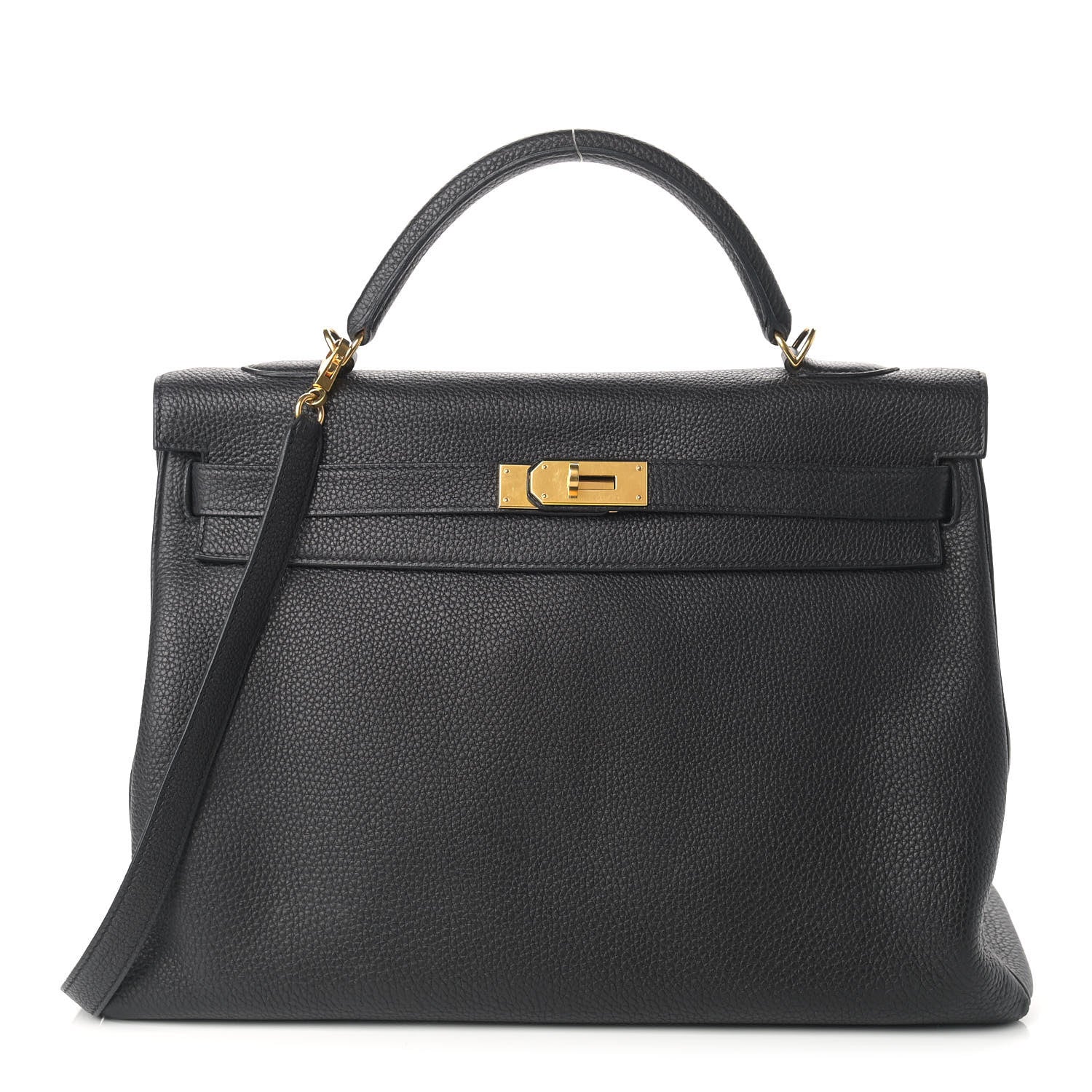 Hermes Togo Kelly Retourne 40 Black 1 of 24