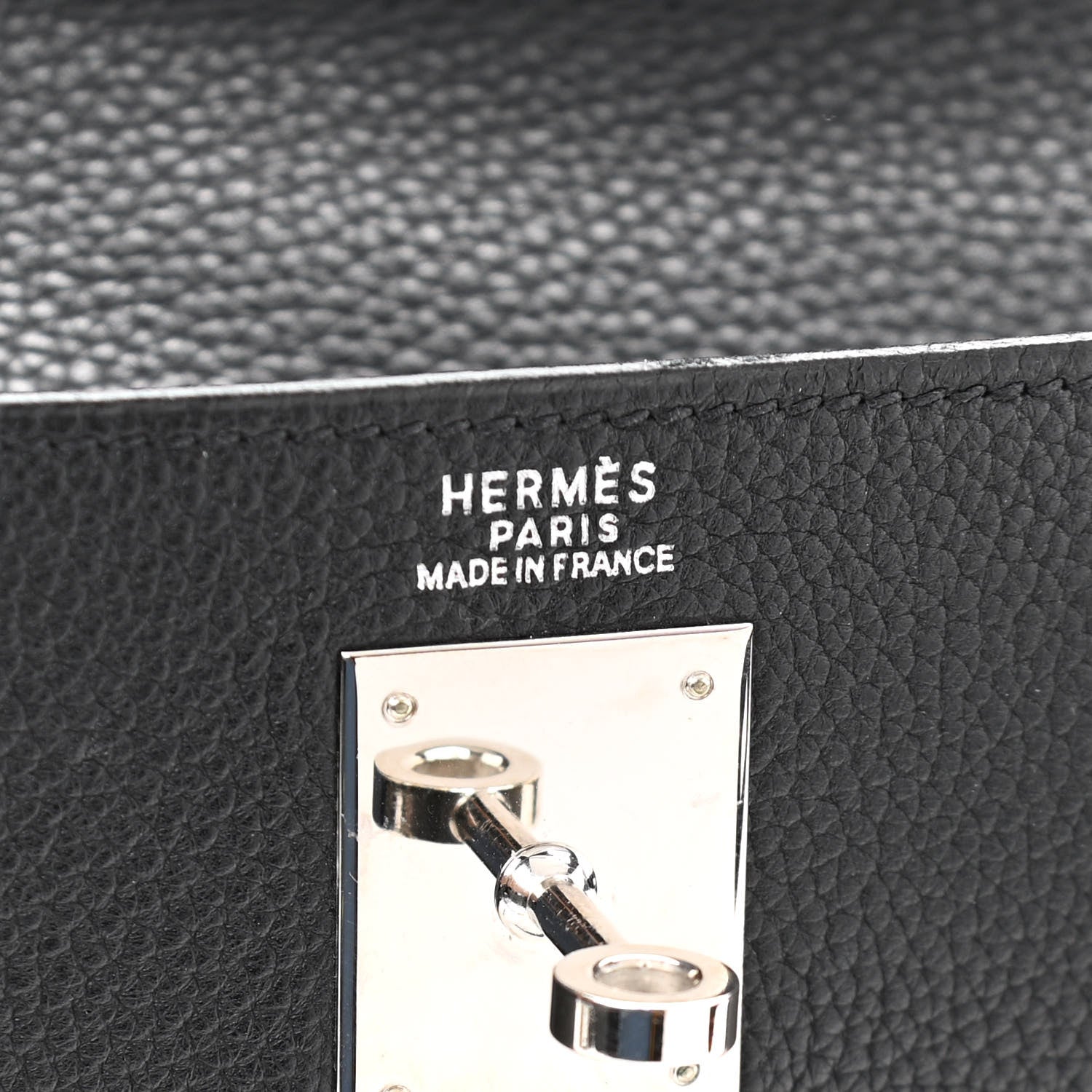 Hermes Togo Kelly Retourne 32 Black 6 of 11