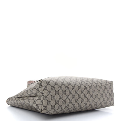 Gucci GG Plus Monogram Medium Signature Web Loop Tote Brown 4 of 9