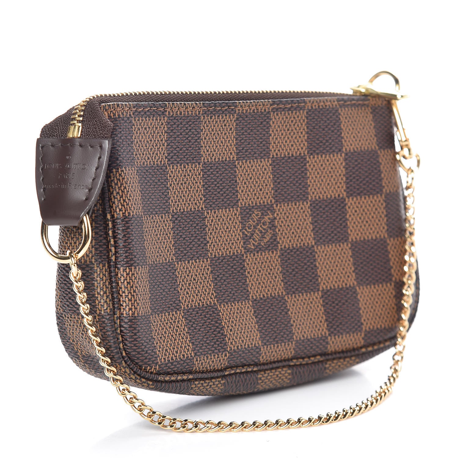 Louis Vuitton Damier Ebene Mini Pochette Accessories 3 of 7