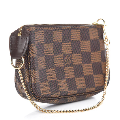 Louis Vuitton Damier Ebene Mini Pochette Accessories 3 of 7