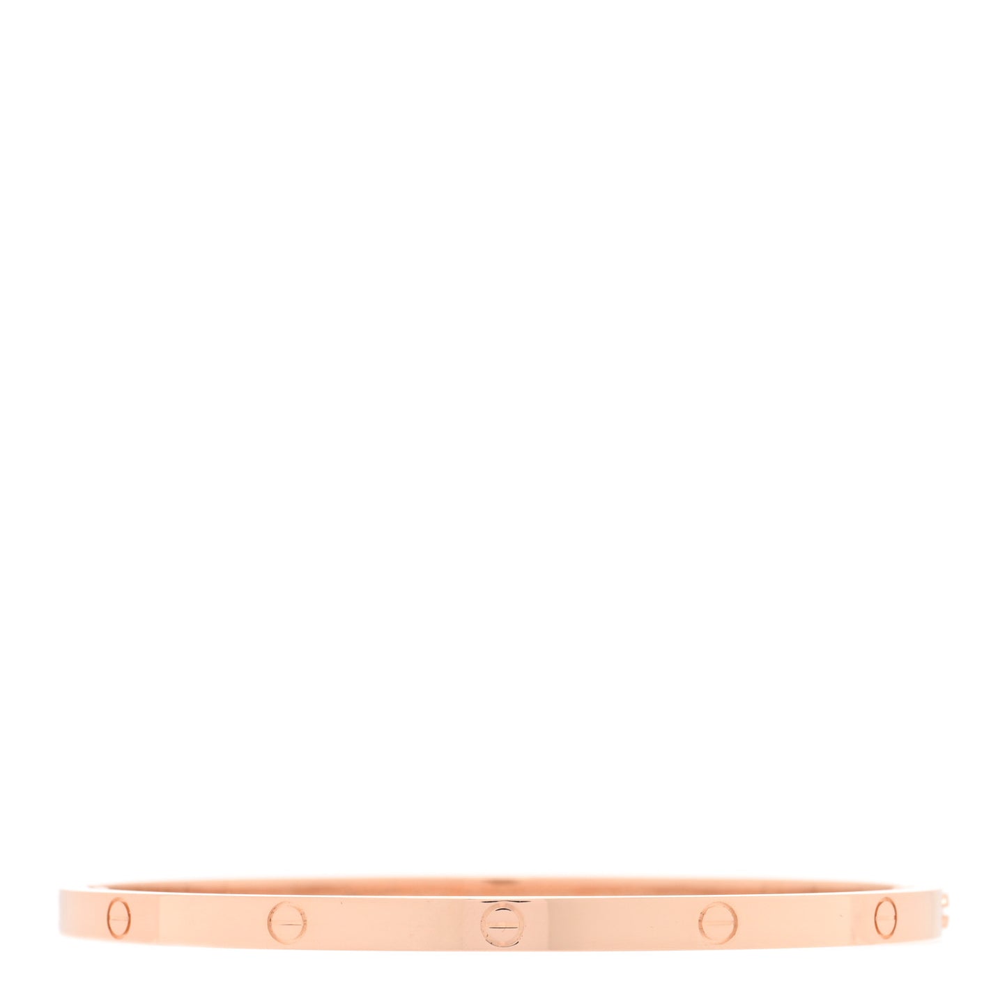 18K Pink Gold Small LOVE Bracelet 17