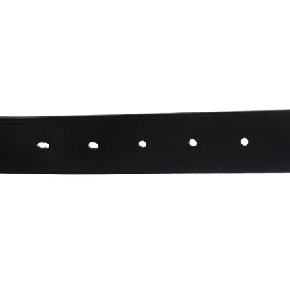 Gucci Calfskin Crystal Interlocking G Belt 105 42 Black 5 of 6