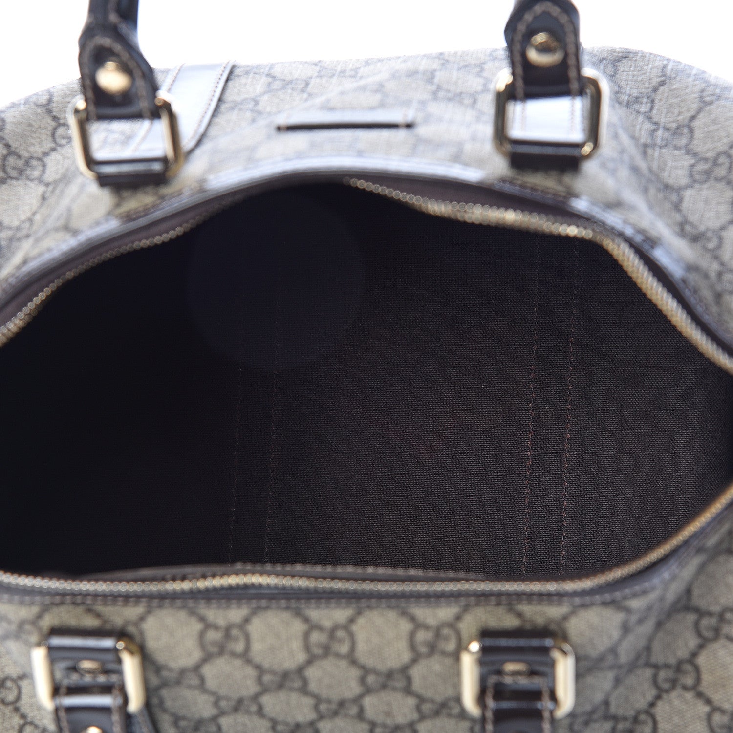 Gucci GG Plus Monogram Medium Joy Boston Dark Brown 5 of 10
