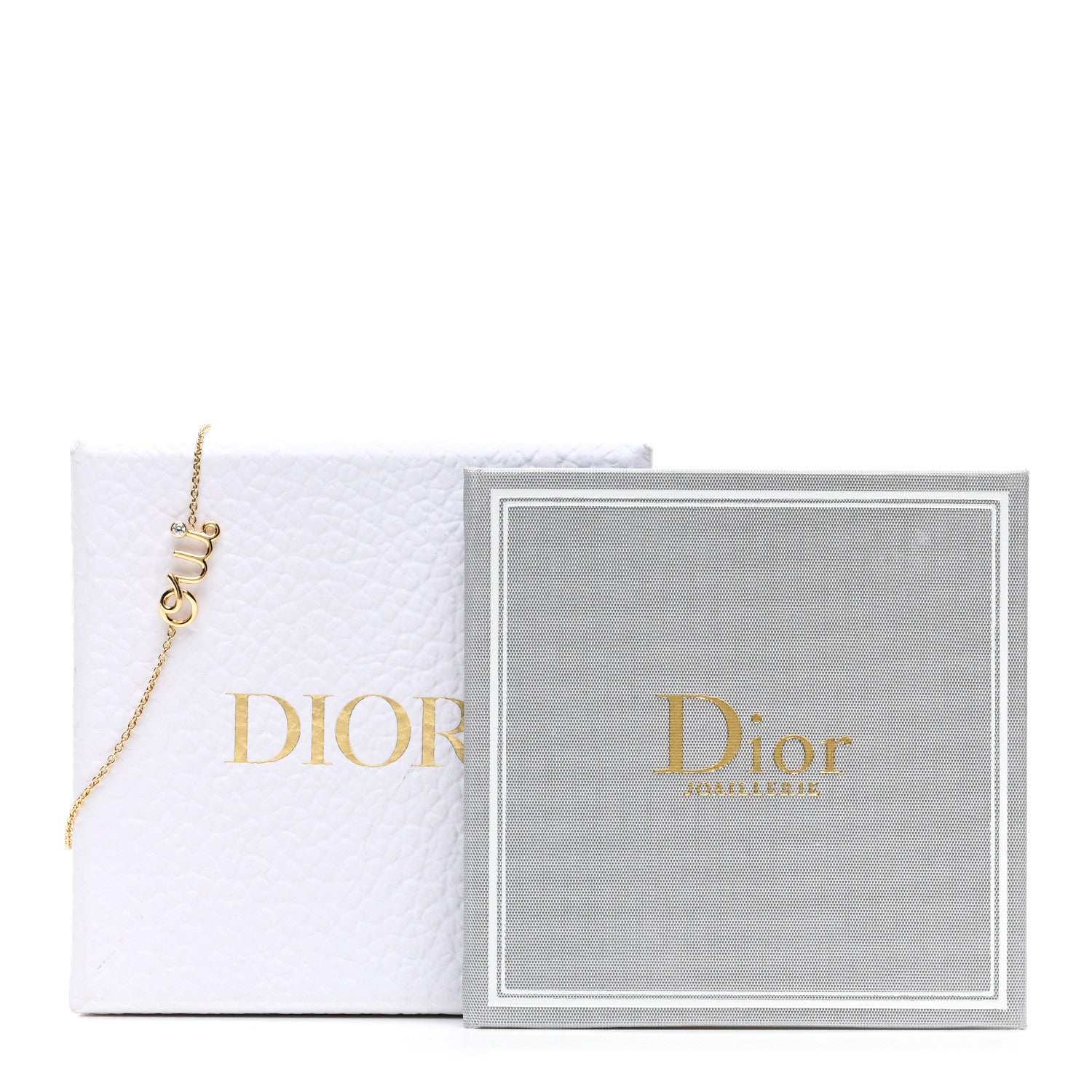 Christian Dior 18K Yellow Gold Diamond Oui Bracelet 4 of 4