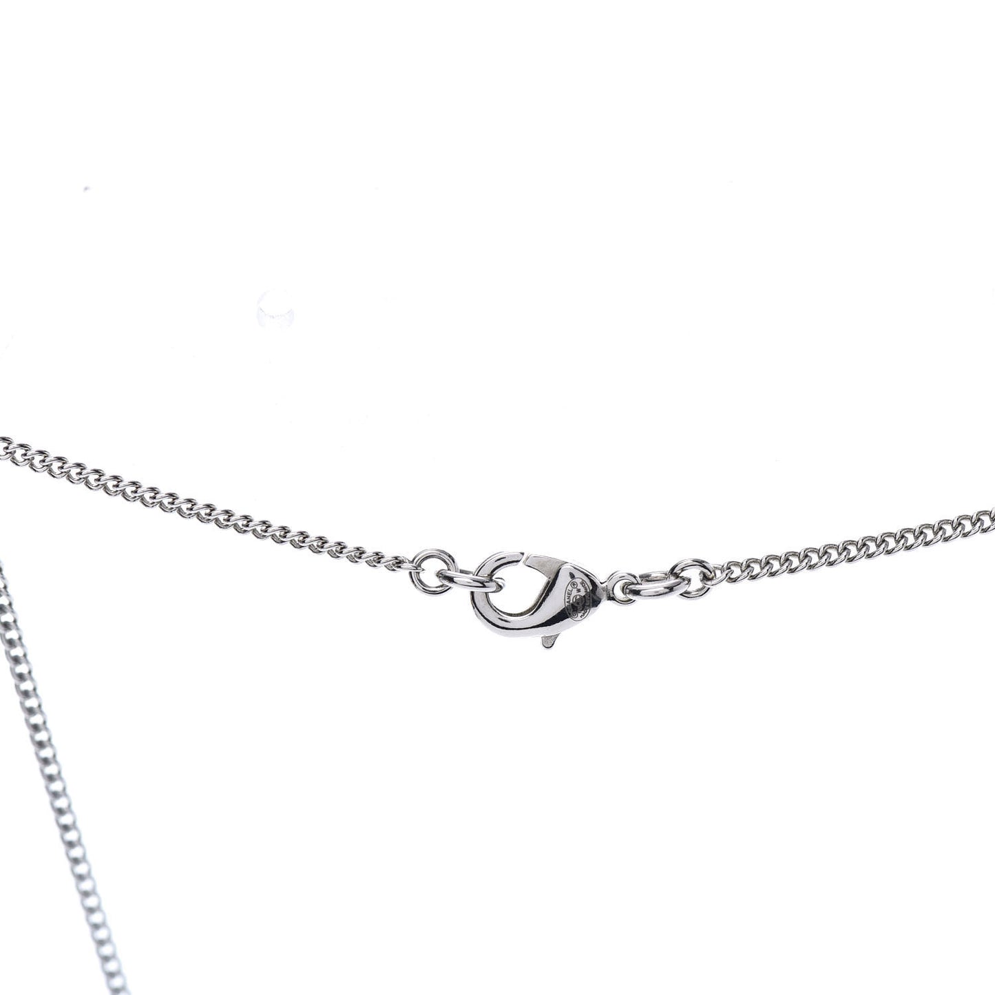 Crystal Timeless CC Necklace Silver