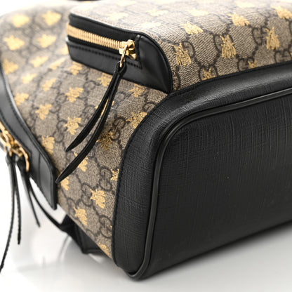 Gucci GG Supreme Monogram Small Bees Print Backpack 9 of 11