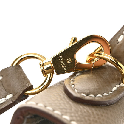 Hermes Epsom Mini Kelly Sellier 20 Etoupe 14 of 15