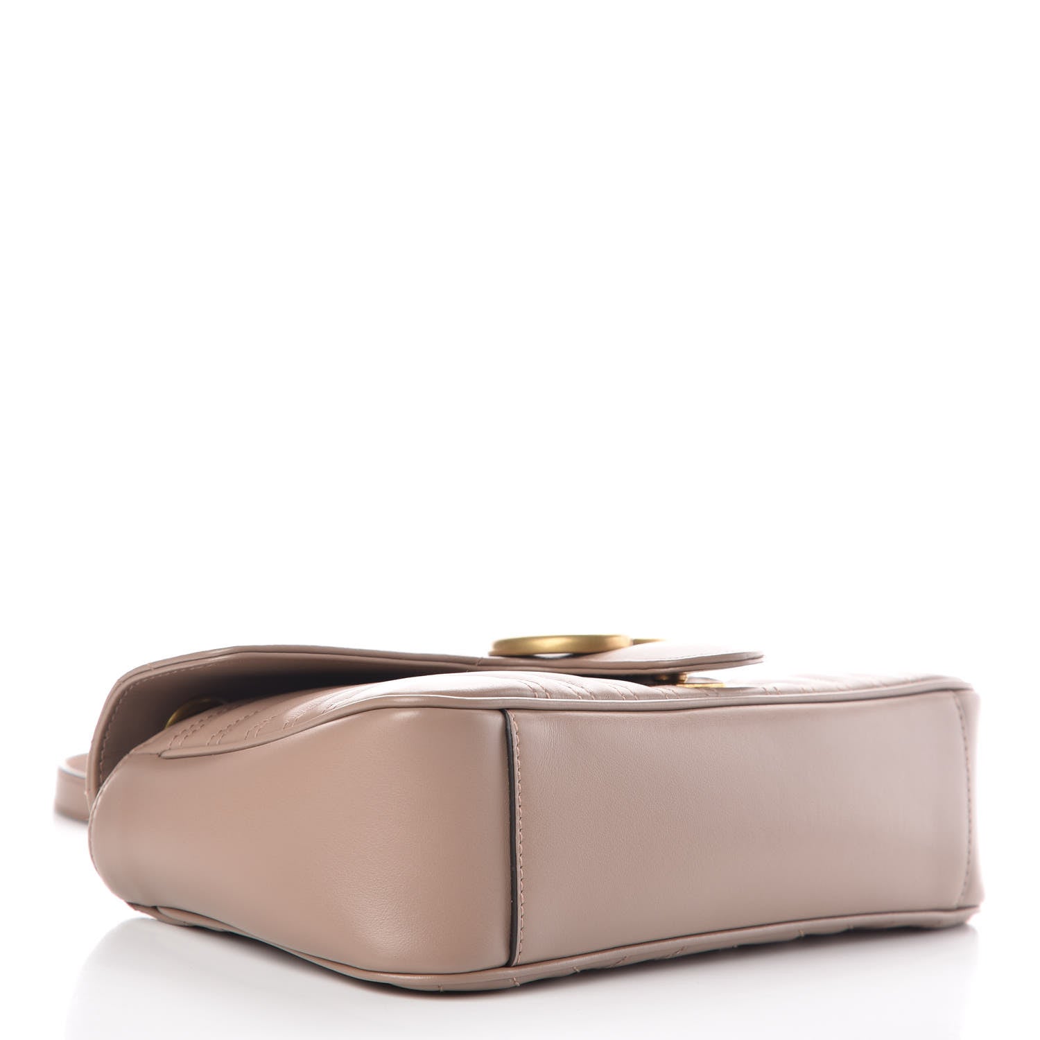 Gucci Calfskin Matelasse Small GG Marmont Shoulder Bag Porcelain Rose 4 of 9