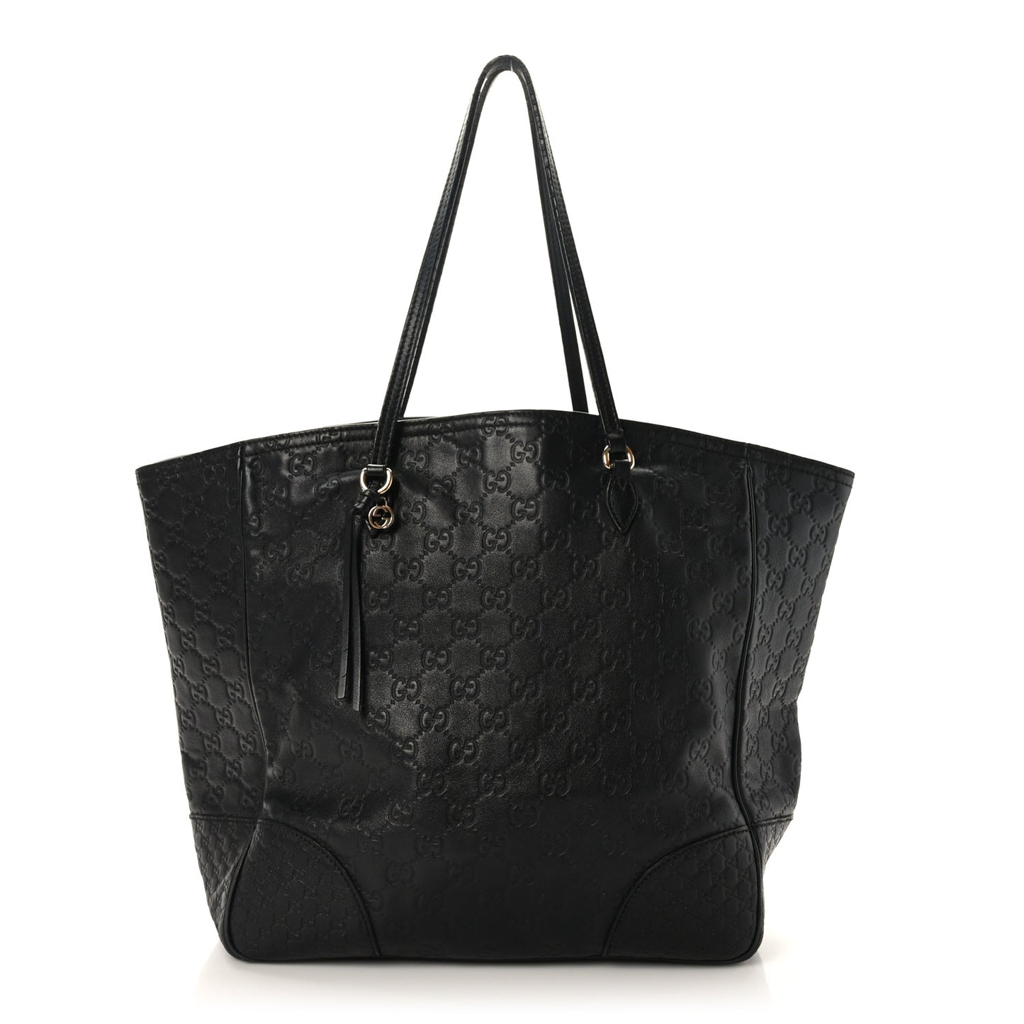 Guccissima Medium Bree Zippered Tote Black