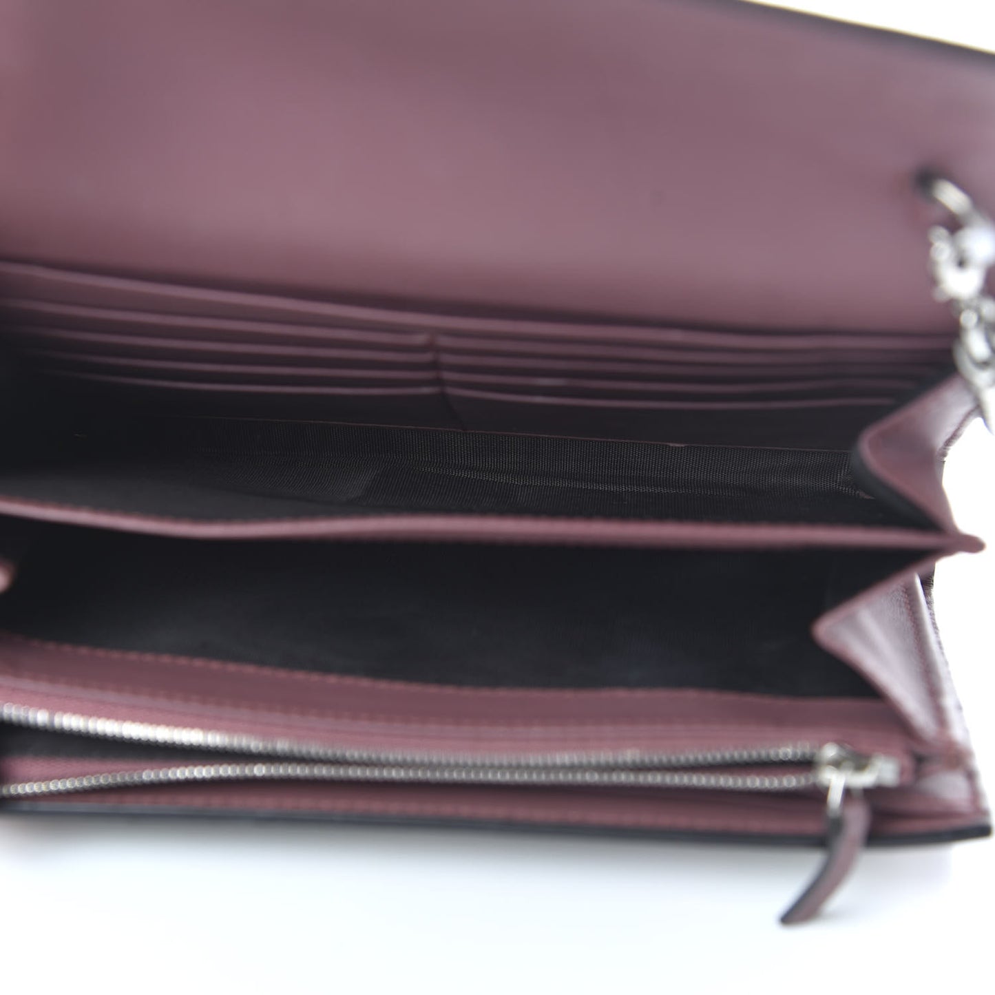 GG Supreme Monogram Blooms Mini Dionysus Chain Wallet Beige Multicolor Dry Rose