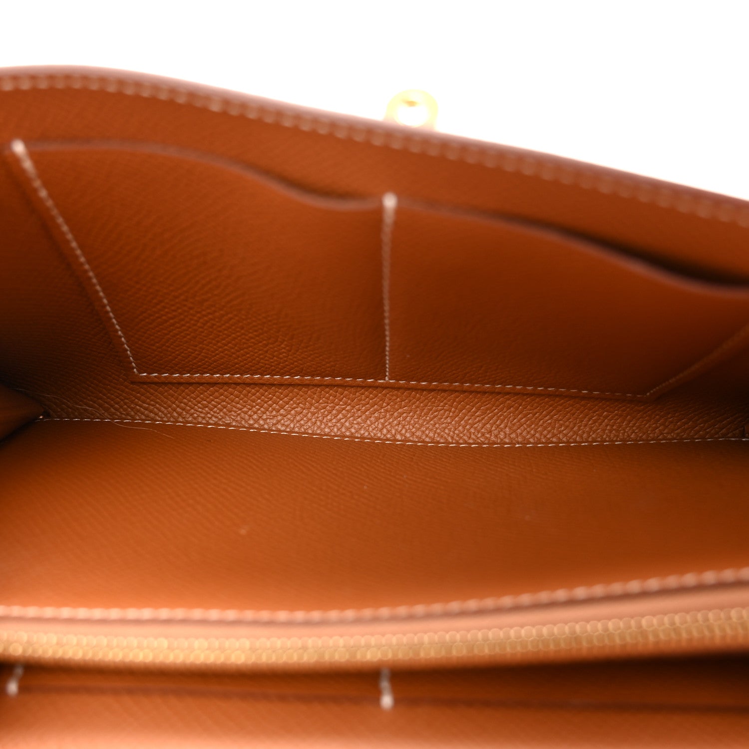 Hermes Epsom Kelly Wallet To Go Gold 4 of 7