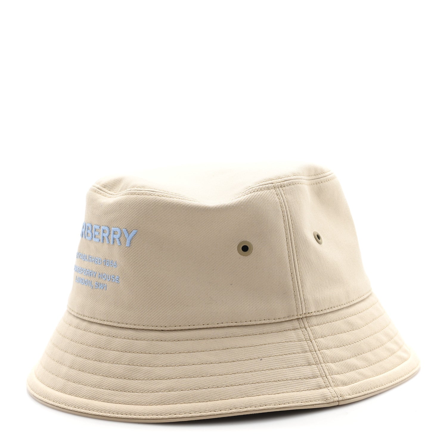 Burberry Cotton Canvas Bucket Hat M Beige 1 of 9