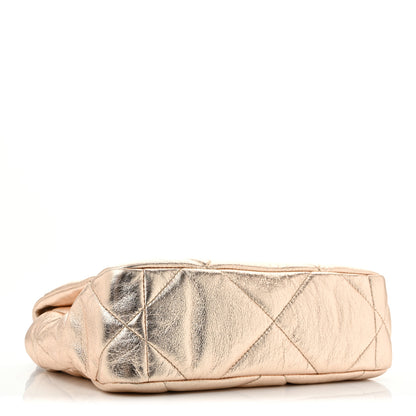 Chanel Metallic Lambskin Quilted Medium Chanel 19 Flap Gold 4 of 11