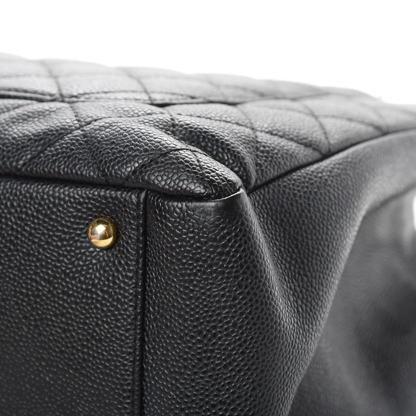 Caviar Quilted XL Grand Shopping Tote GST Black