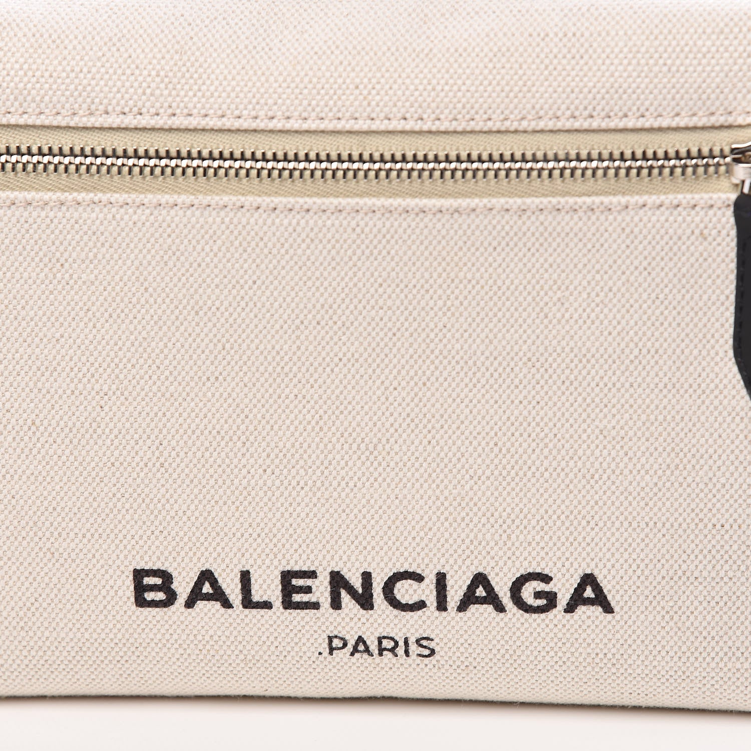 Balenciaga Cotton Canvas Calfskin Neo Lift Belt Bag Natural Black 10 of 10