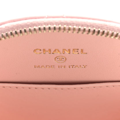 Chanel Lambskin Quilted Round Handle With Care Vanity With Chain Pink 7 of 11