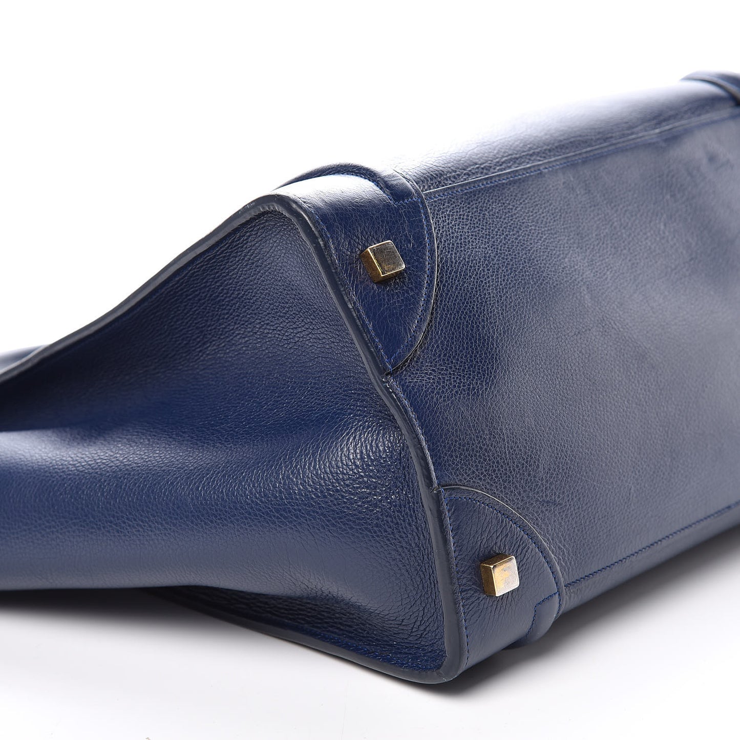 Drummed Calfskin Mini Luggage Ink