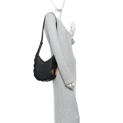 Chloe Small Grain Smooth Calfskin Small Darryl Hobo Black 3 of 10