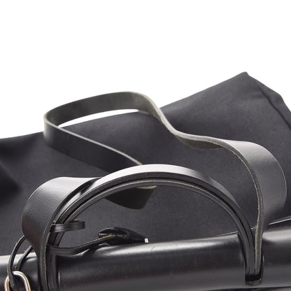 Hermes Toile Vache Calfskin Herbag 39 MM Black 18 of 22