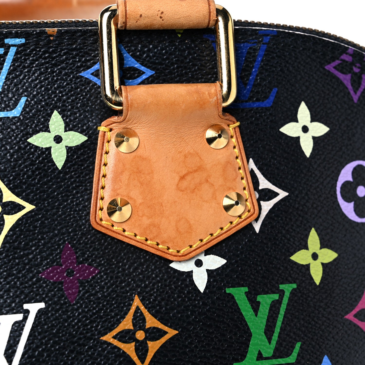 Louis Vuitton Monogram Multicolor Alma Black 25 of 35