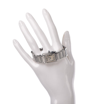 Cartier Stainless Steel 20mm Tank Francaise Quartz Watch 2 of 6