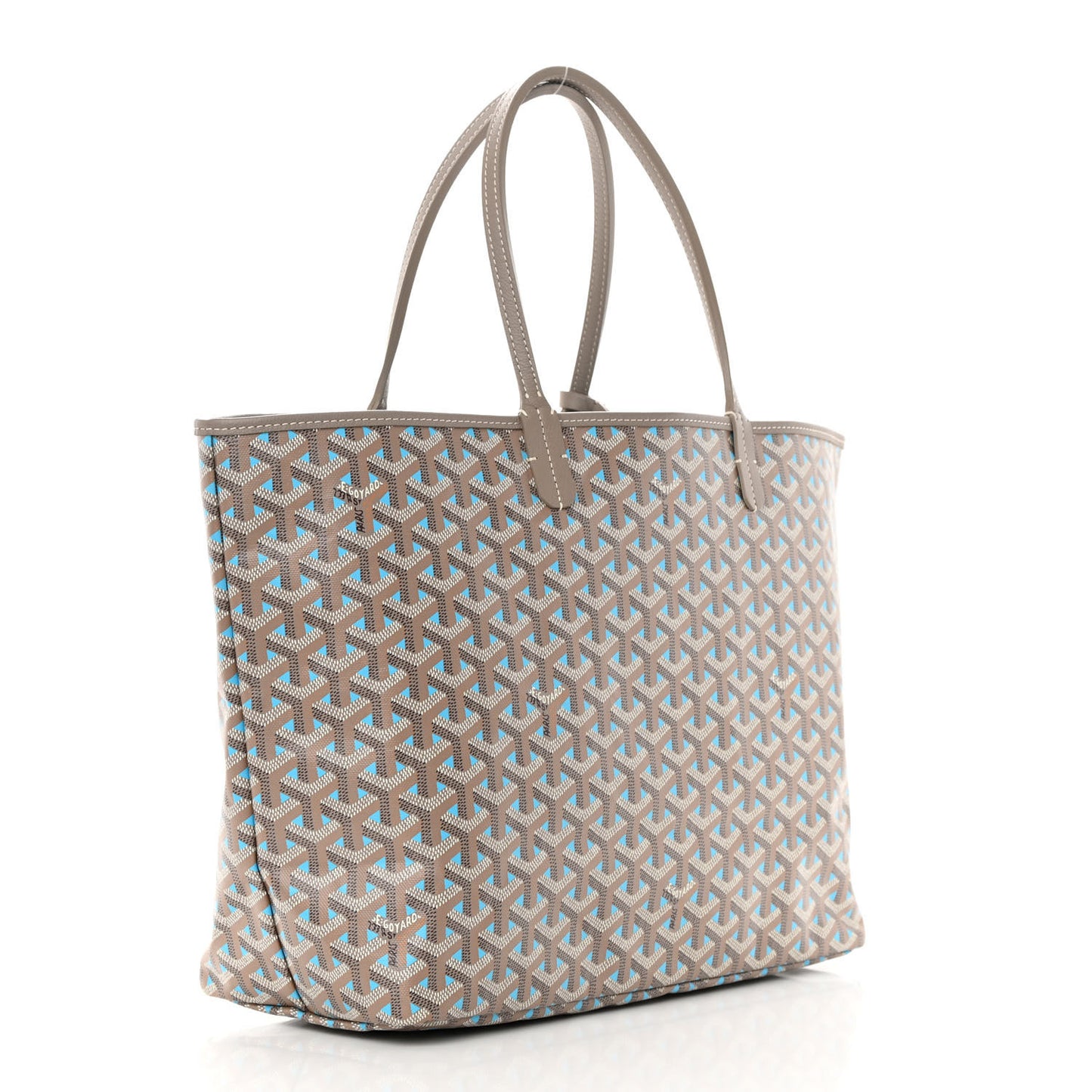 Goyardine Saint Louis Claire Voie PM Grege Turquoise