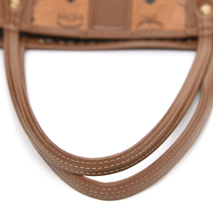 MCM Visetos Large Liz Reversible Shopper Tote Cognac 11 of 19