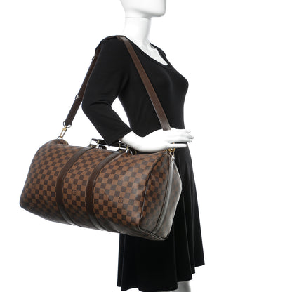 Louis Vuitton Damier Ebene Keepall Bandouliere 45 2 of 13