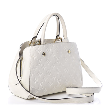 Louis Vuitton Empreinte Montaigne BB Creme 3 of 9