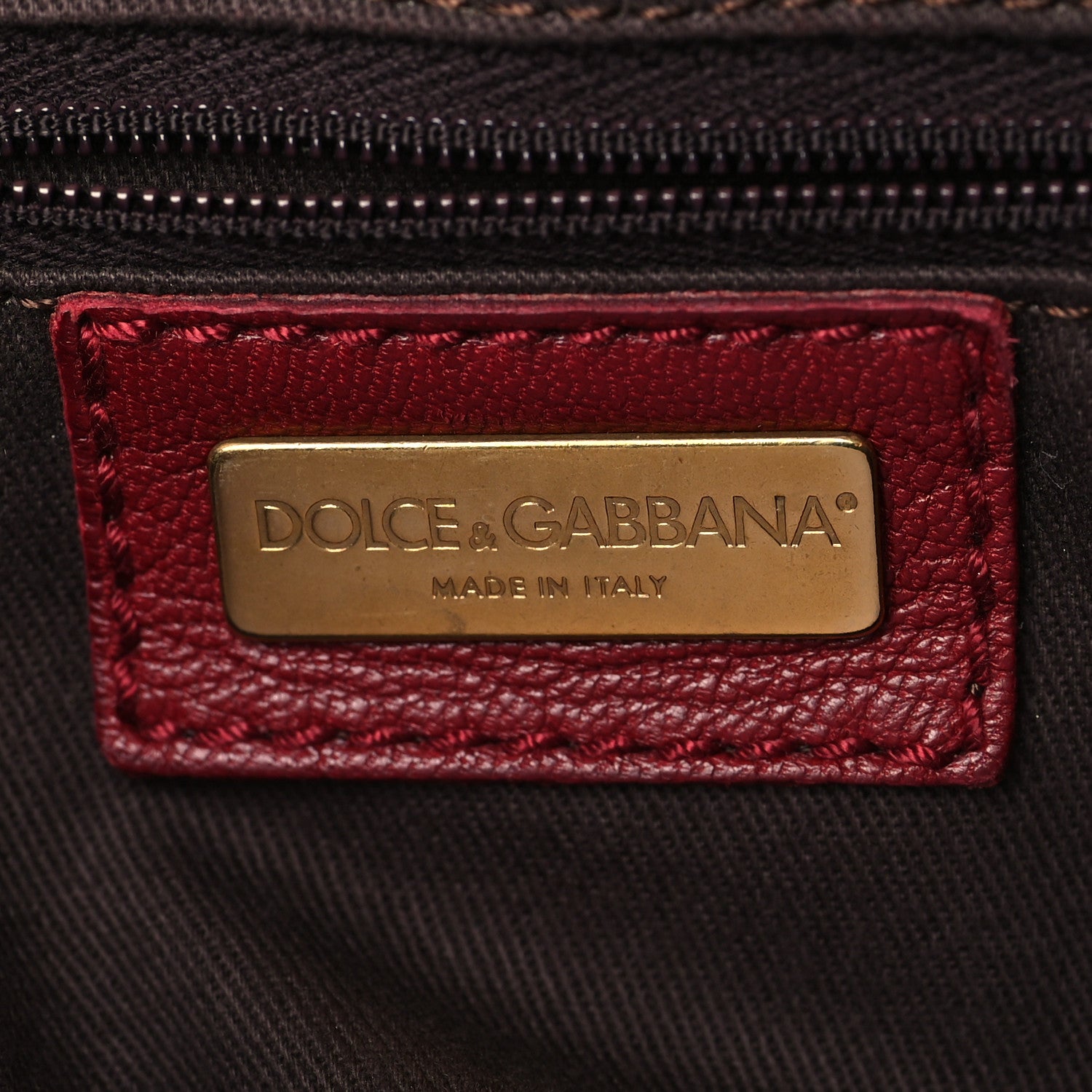 Dolce & Gabbana Calf Hair Leopard Print Satchel Red 5 of 5