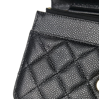 Chanel Caviar Quilted Wallet On Chain WOC Black 11 of 12