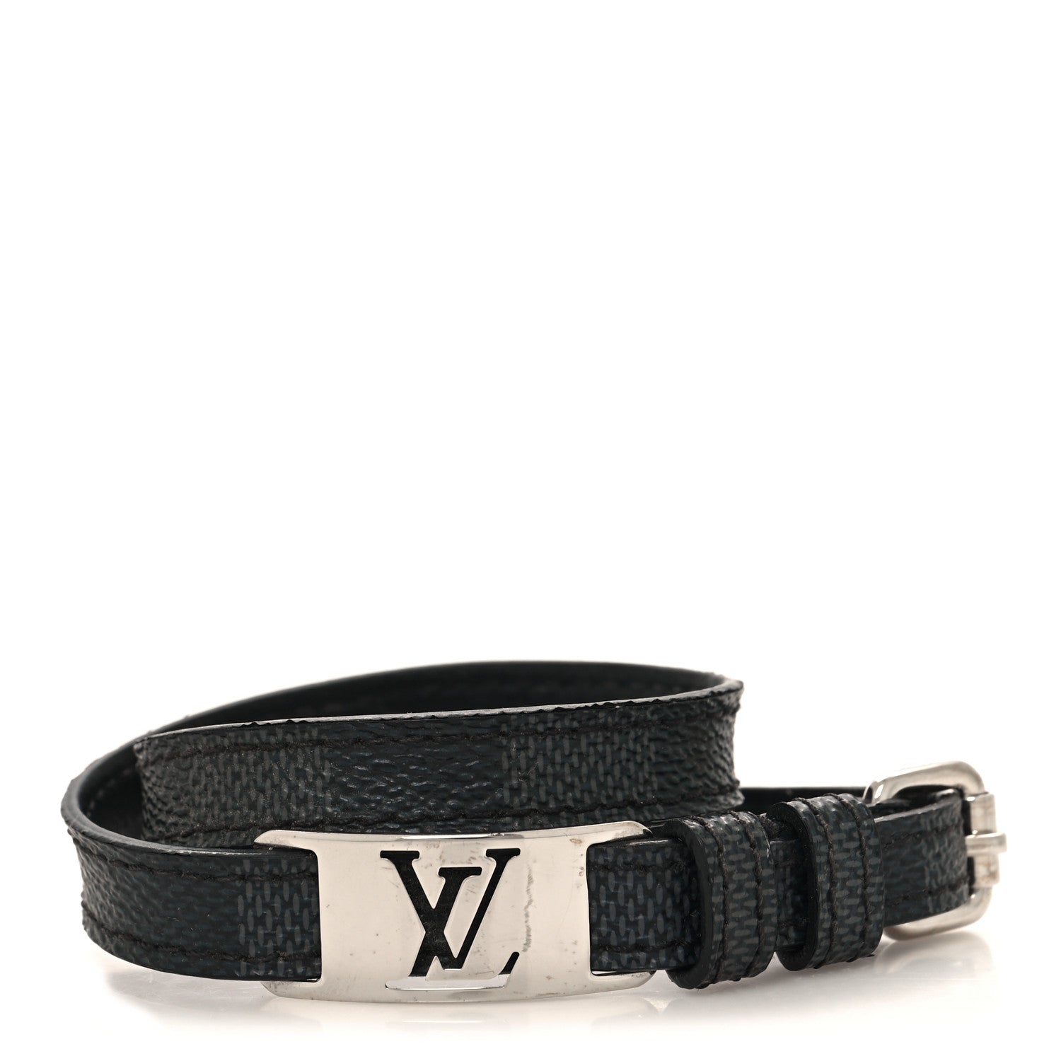 Louis Vuitton Damier Graphite Sign It Bracelet 1 of 7