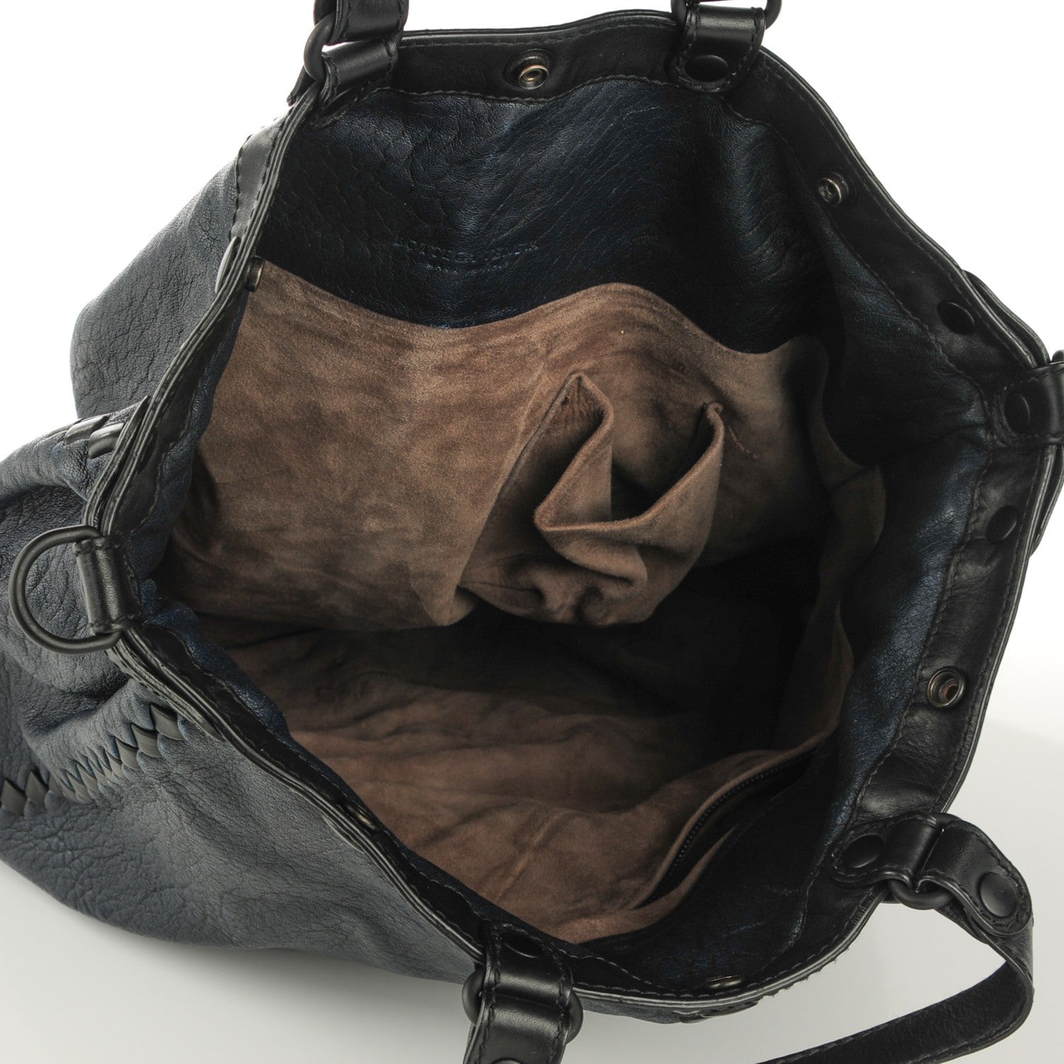 Bottega Veneta Lambskin Intrecciato Tote Celeste 5 of 8