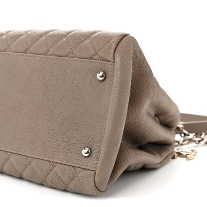 Chanel Caviar Quilted Large Just Mademoiselle Beige 10 of 10