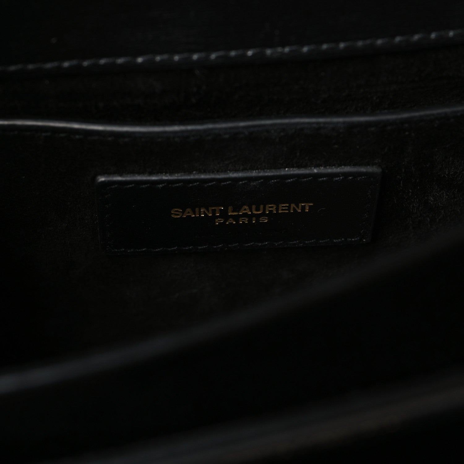Saint Laurent Calfskin Medium Monogram Sunset Black 7 of 12