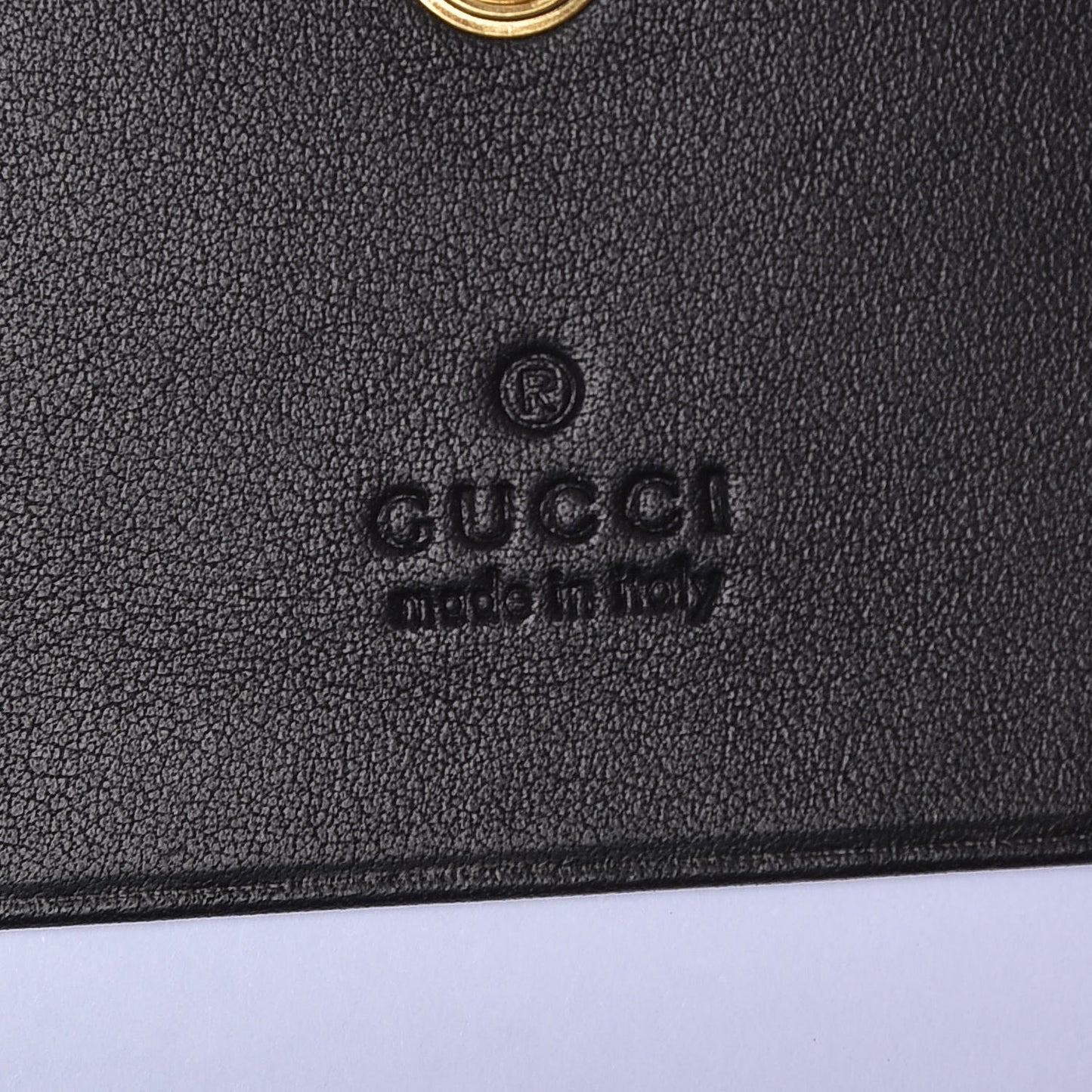 Crocodile GG Marmont Card Case Black