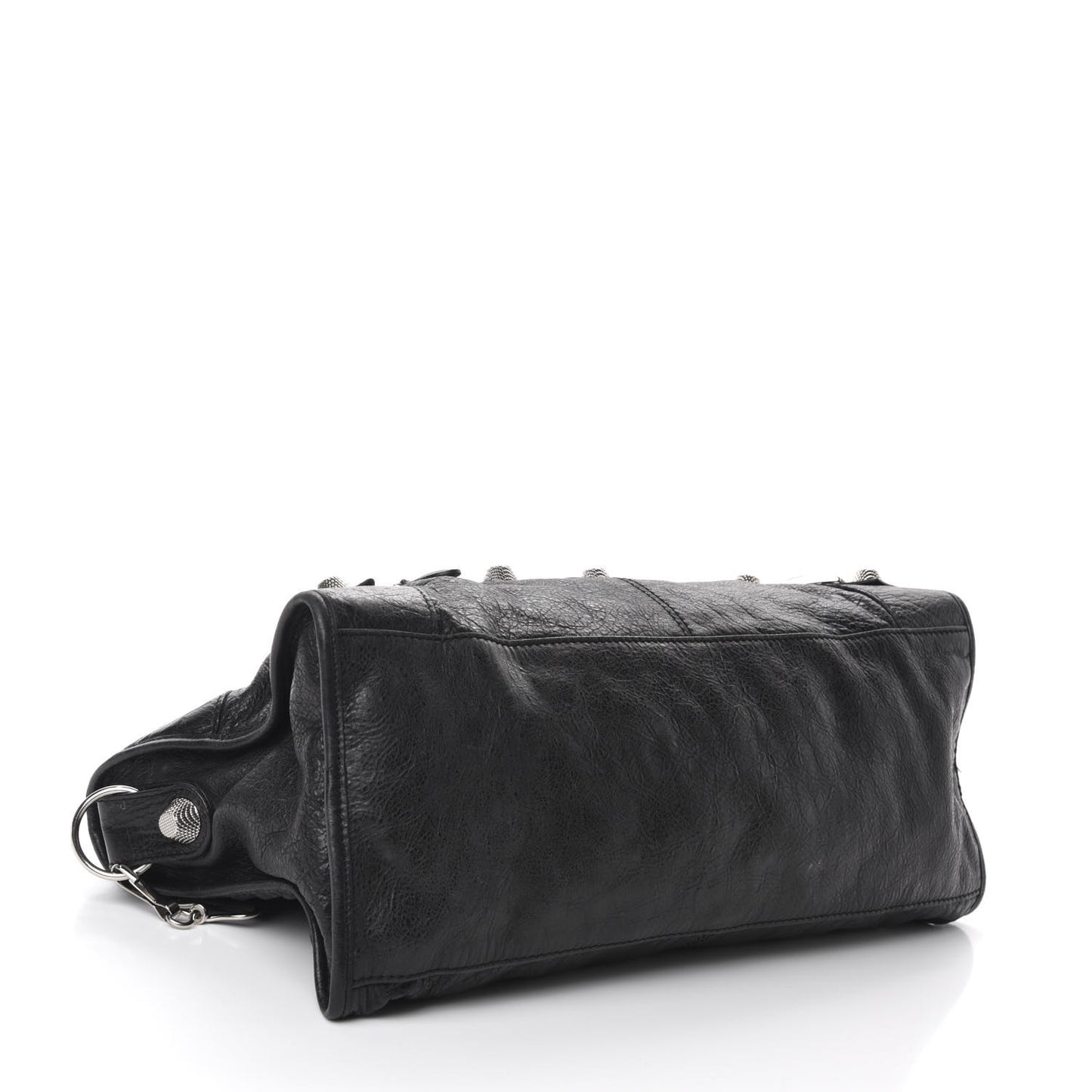 Agneau Giant 21 Silver Hardware Part Time Black