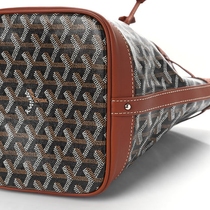 Goyard Goyardine Petit Flot Bucket Bag PM Black Gold 7 of 10