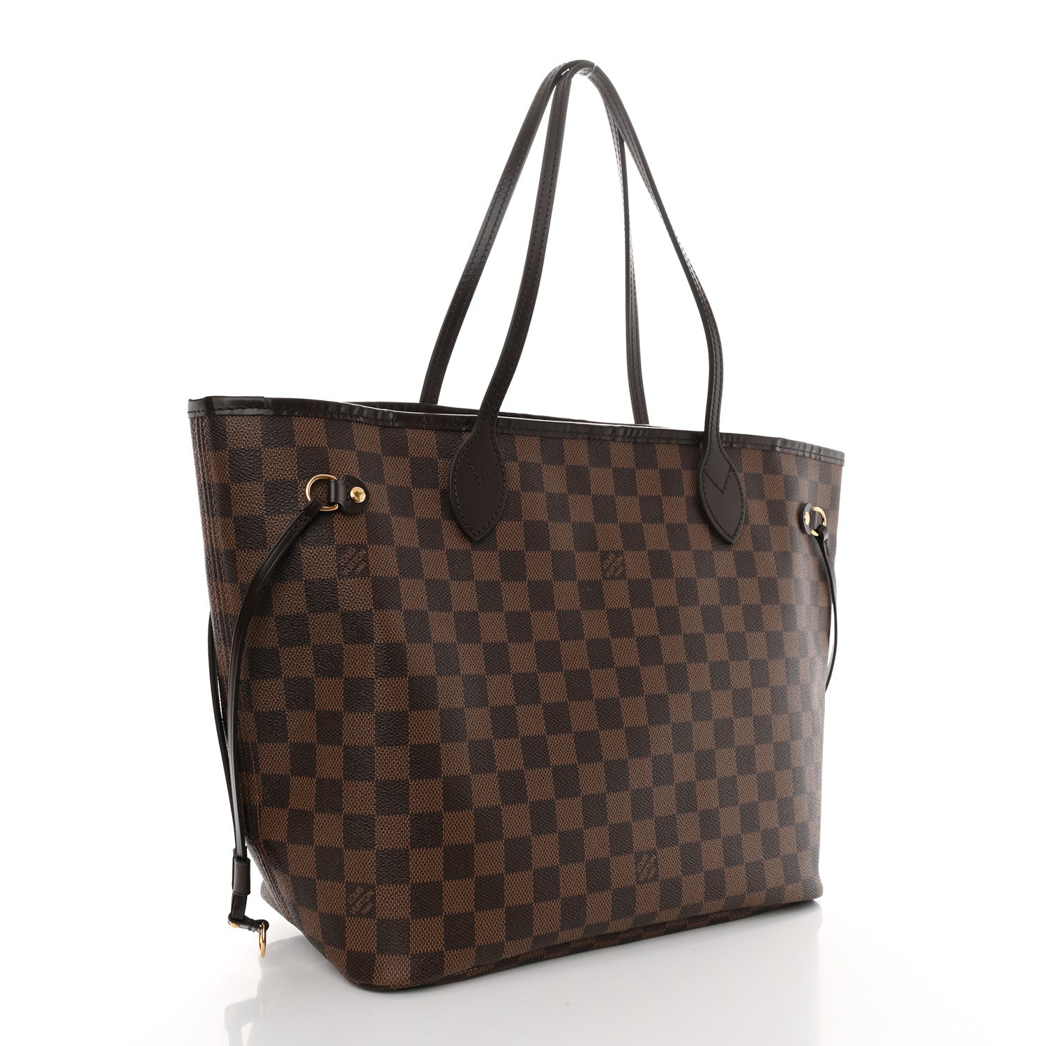 Louis Vuitton Damier Ebene Neo Neverfull MM Rose Ballerine 3 of 10