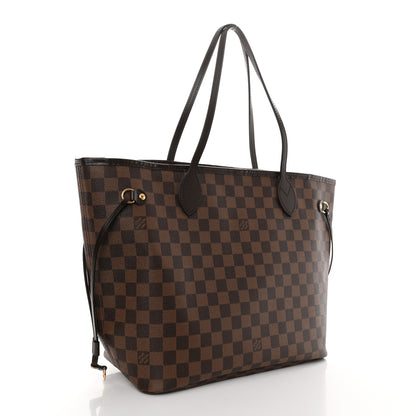 Louis Vuitton Damier Ebene Neo Neverfull MM Rose Ballerine 3 of 10