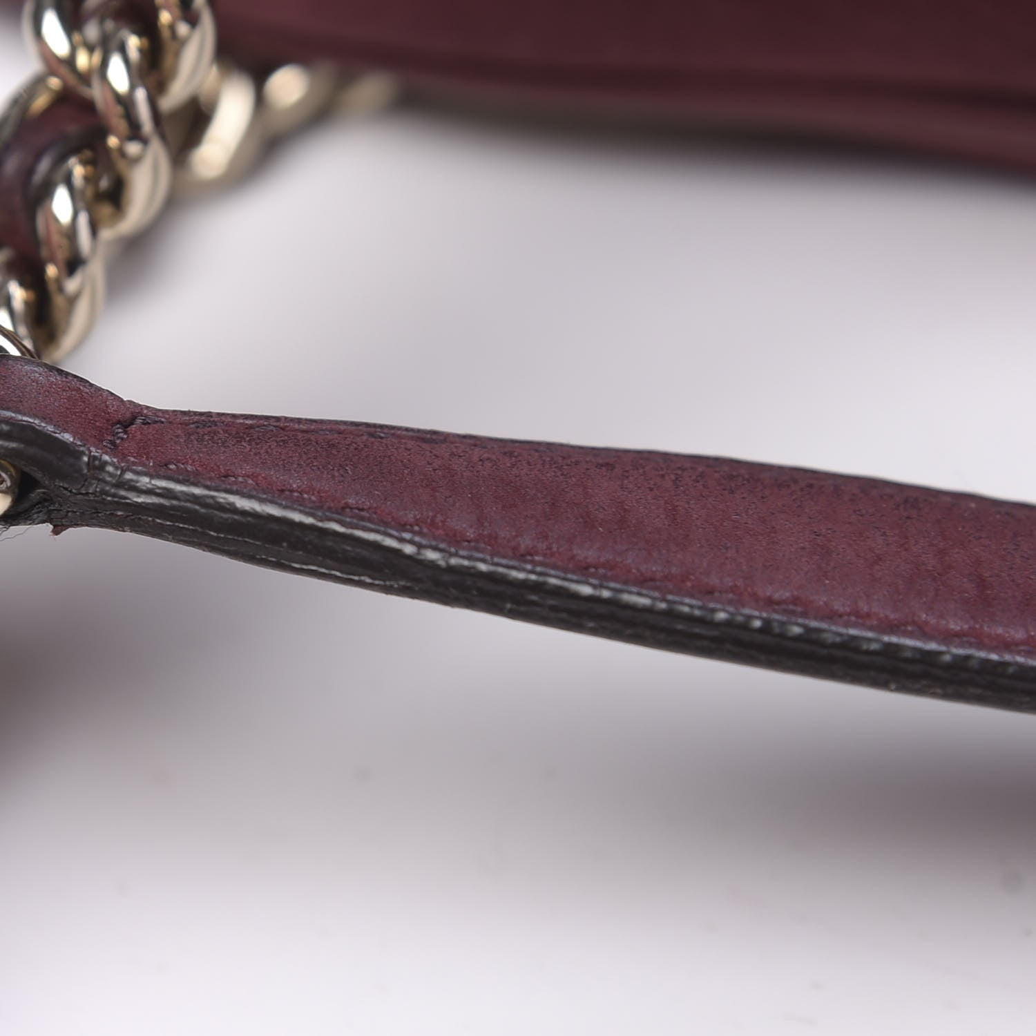 Gucci Vitello Range Medium Soho Bowler Burgundy 16 of 36