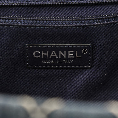 Chanel Denim Quilted Medium Coco Handle Shopping Tote Blue 7 of 13