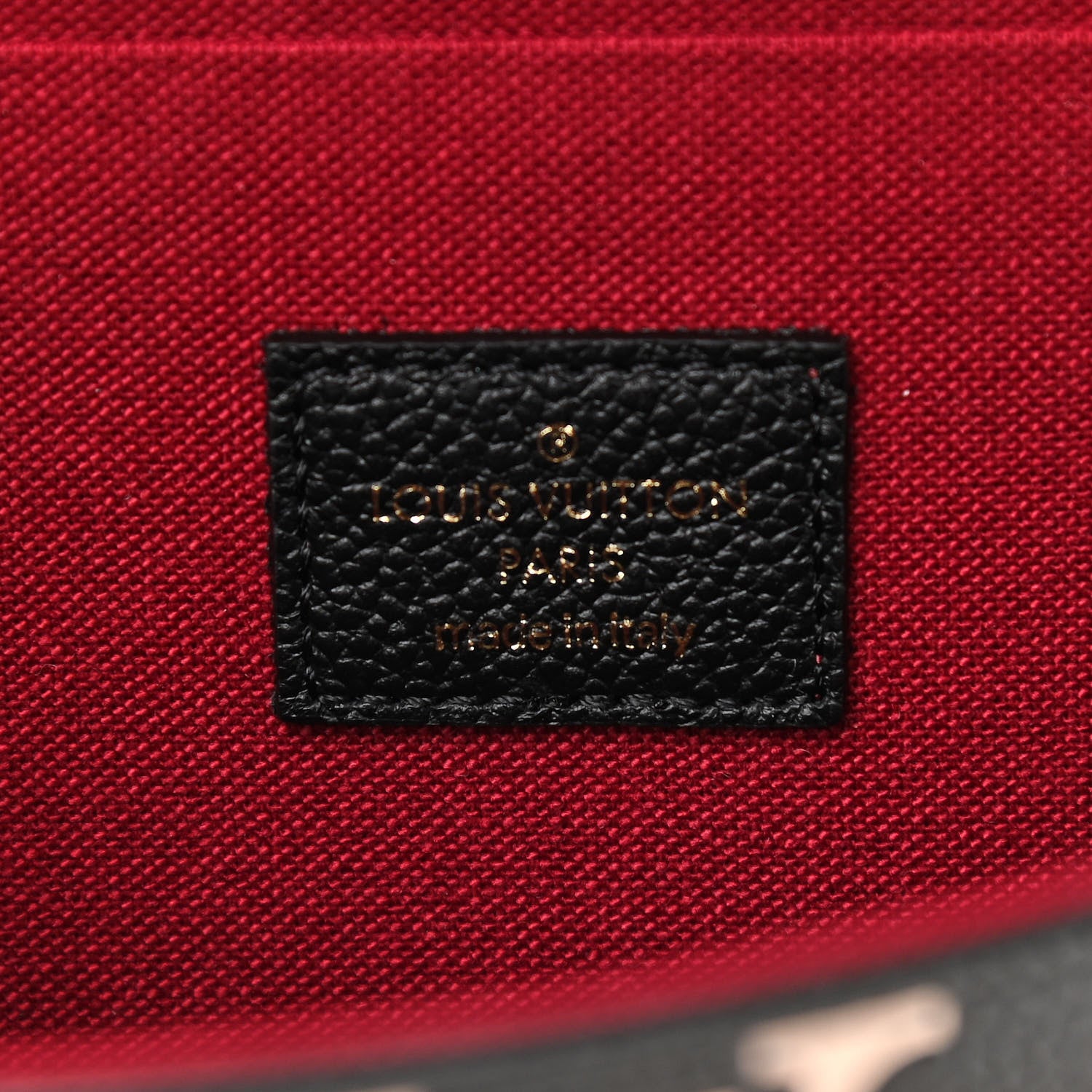 Louis Vuitton Empreinte Monogram Giant Felicie Pochette Black Beige 7 of 12