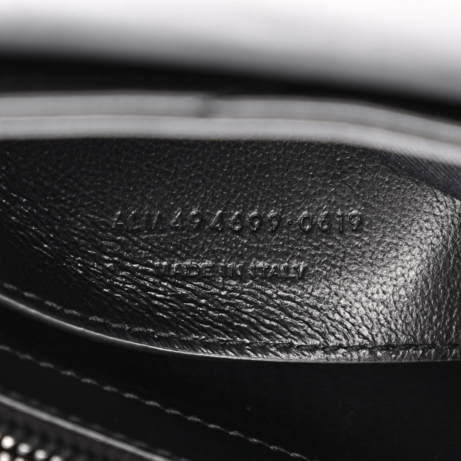 Saint Laurent Calfskin Y Quilted Monogram Monochrome Small Loulou Chain Satchel Black 8 of 11
